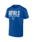 Фото #1 товара Men's Royal Kansas City Royals Power Hit T-shirt