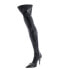 Фото #4 товара Diesel D-Venus TBT Y03045-P3923-T8013 Womens Black Leather Knee High Boots