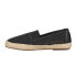 Easy Spirit Hassie Espadrille Slip On Womens Black Flats Casual E-HASSIE2-001