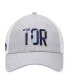 Фото #3 товара Women's Heather Gray, White Toronto Maple Leafs Iconic Glimmer Trucker Snapback Hat