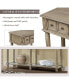 Фото #9 товара Rustic Console Table with Drawers and Shelf