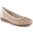 Фото #2 товара Leather openwork shoes Rieker W L9365-61 beige