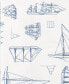 Фото #4 товара Постельное белье Nautica Сет простыней из хлопка с парусами на белом фоне, Queen