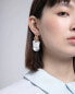 Gold-plated drop earrings with pearls Elegant 13192E100-90