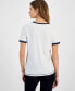 ფოტო #2 პროდუქტის Women's Cotton Crewneck Logo T-Shirt