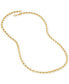 Фото #4 товара Macy's glitter Rope Link 22" Chain Necklace (3.8mm) in 10k Gold