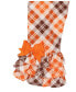 Baby Girl Foil Dot Pumpkin Applique Outfit, 2 Pcs