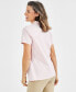 Фото #2 товара Women's Short-Sleeve Cotton Polo Shirt, Created for Macy's