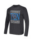 ფოტო #3 პროდუქტის Men's NFL x Darius Rucker Collection by Heathered Charcoal Tennessee Titans Long Sleeve T-shirt