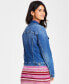 Фото #11 товара Women's Denim Trucker Jacket Regular & Petites