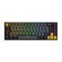 Фото #4 товара AKKO 3068B - 65% - USB + RF Wireless + Bluetooth - Mecha-membrane key switch - QWERTZ - RGB LED - Black - Grey - Yellow