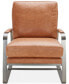 Фото #4 товара Jollene 27" Leather Accent Chair, Created for Macy's