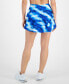 Women's Shibori Wave Flounce Skort, Created for Macy's