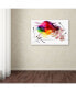 Фото #3 товара Mako 'Abstract 02' Canvas Art - 47" x 30"