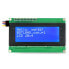Фото #3 товара LCD display 4x20 characters blue + I2C LCM1602 converter