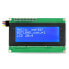 LCD display 4x20 characters blue + I2C LCM1602 converter