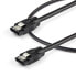 Фото #8 товара 0.6 m Round SATA Cable - 0.6 m - SATA III - SATA 7-pin - SATA 7-pin - Male/Male - Black