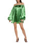 Фото #1 товара Caroline Constas Androa Mini Dress Women's Green Xs