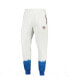 Фото #3 товара Men's Oatmeal New York Knicks Double Dribble Tie-Dye Fleece Jogger Pants