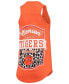 Фото #3 товара Women's Orange Clemson Tigers Sanders Animal Print Tank Top