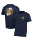 Men's Navy Notre Dame Fighting Irish 2023 Aer Lingus College Football Classic Map Performance Cotton T-shirt
