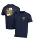 Фото #1 товара Men's Navy Notre Dame Fighting Irish 2023 Aer Lingus College Football Classic Map Performance Cotton T-shirt