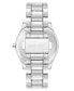 ფოტო #2 პროდუქტის Women's Quartz Silver-Tone Alloy Link Bracelet Watch, 36mm