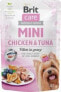 Фото #1 товара Brit Brit Care Adult Mini Chicken Tuna Fillets in Gravy Kurczak z Tuńczykiem w Sosie 85 G