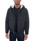 Men's Fleece-Lined Zip-Front Hooded Jacket