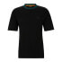 ფოტო #3 პროდუქტის BOSS Teglitchknit 10252400 short sleeve T-shirt