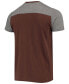 ფოტო #2 პროდუქტის Men's Brown, Gray Cleveland Browns Field Goal Slub T-shirt