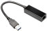 Фото #1 товара Разъем Gembird NIC-U3-02 USB Ethernet 1000 Mbit/s, черный