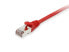 Equip Cat.6 S/FTP Patch Cable - 1.0m - Red - 1 m - Cat6 - S/FTP (S-STP) - RJ-45 - RJ-45
