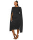 ფოტო #3 პროდუქტის Plus Size Naomi Cape Dress
