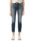 Фото #1 товара Women's Boyfriend Mid Rise Slim Leg Jeans