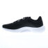 Reebok Lite 4 Mens Black Canvas Lace Up Athletic Running Shoes