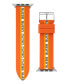 Фото #1 товара Men's Orange Silicone Apple Watch Strap 42mm-44mm