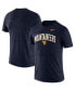 Фото #2 товара Men's Navy West Virginia Mountaineers 2022 Game Day Sideline Velocity Performance T-shirt