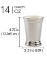 Derby Day at the Races Set of 4 Silver Plated Mint Julep Cup