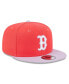 Фото #4 товара Бейсболка мужская New Era Red, Purple Boston Red Sox Spring Basic Two-Tone 9FIFTY Snapback Hat