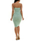 Фото #2 товара Платье женское B Darlin сетчатое с блестками и драпировкой
