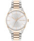 ფოტო #1 პროდუქტის Two-Tone Stainless Steel Bracelet Watch 35mm