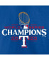 Men's Royal Texas Rangers 2023 World Series Champions Logo T-shirt