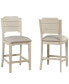 Clarion Non-Swivel Open Back Counter Height Stool