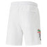 Фото #2 товара Puma Swxp Worldwide 8 Inch Shorts Mens White Casual Athletic Bottoms 62250102