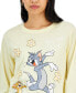 Juniors' Tom & Jerry Graphic Print Long-Sleeve T-Shirt