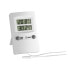 TFA 30.1009 - Electronic environment thermometer - Indoor/outdoor - Digital - White - Plastic - Wall