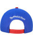 Фото #4 товара Men's Royal Philadelphia 76ers SOUL Cross Check Snapback Hat