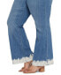 ფოტო #4 პროდუქტის Plus Size High Rise Bella Wide Leg Jeans