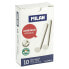 Фото #2 товара MILAN Blister Pack 2 Boxes 10 Non Dust Calcium Carbonate White Chalks